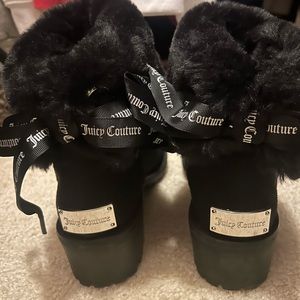 Juicy couture size 6.5 women’s black boots